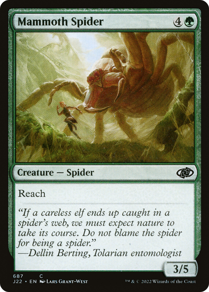 Mammoth Spider [Jumpstart 2022] Magic: The Gathering