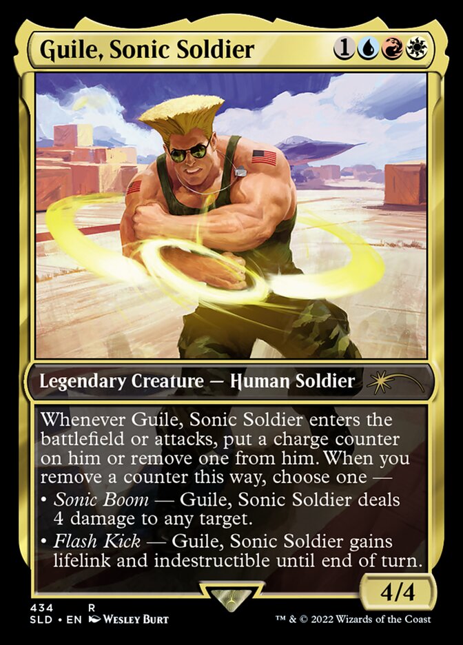 Guile, Sonic Soldier [Secret Lair Drop Series] Magic: The Gathering