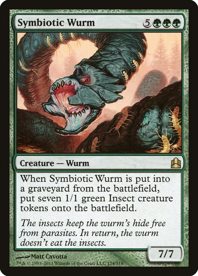 Symbiotic Wurm [Commander 2011] Magic: The Gathering