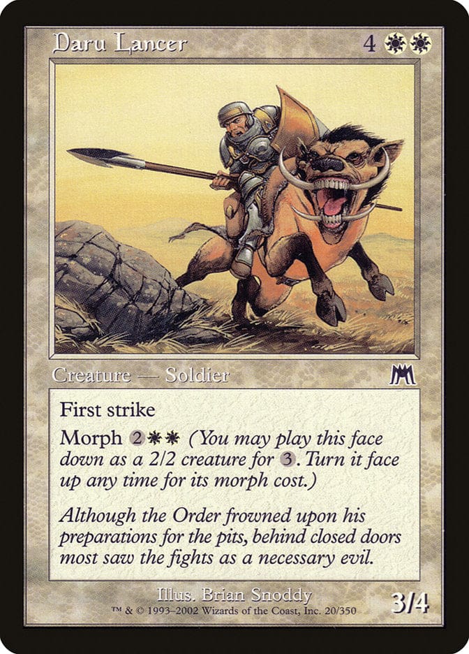 Daru Lancer [Onslaught] Magic: The Gathering