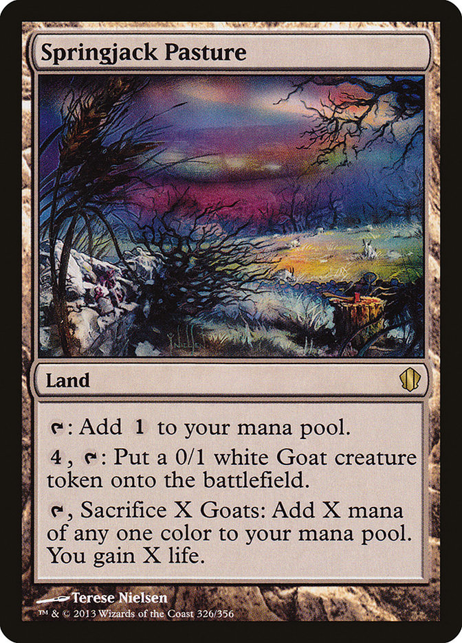 Springjack Pasture [Commander 2013] Magic: The Gathering