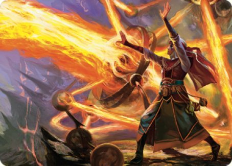 Ghitu Amplifier Art Card [Dominaria United Art Series] Magic: The Gathering