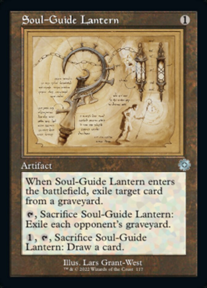 Soul-Guide Lantern (Retro Schematic) [The Brothers' War Retro Artifacts] Magic: The Gathering