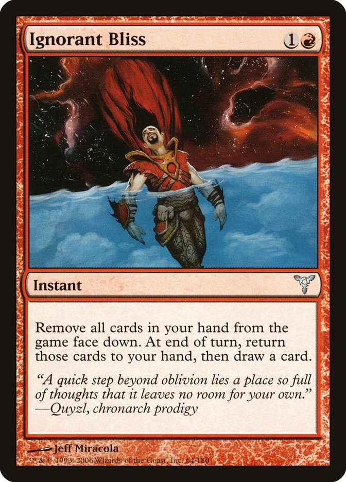 Ignorant Bliss [Dissension] Magic: The Gathering