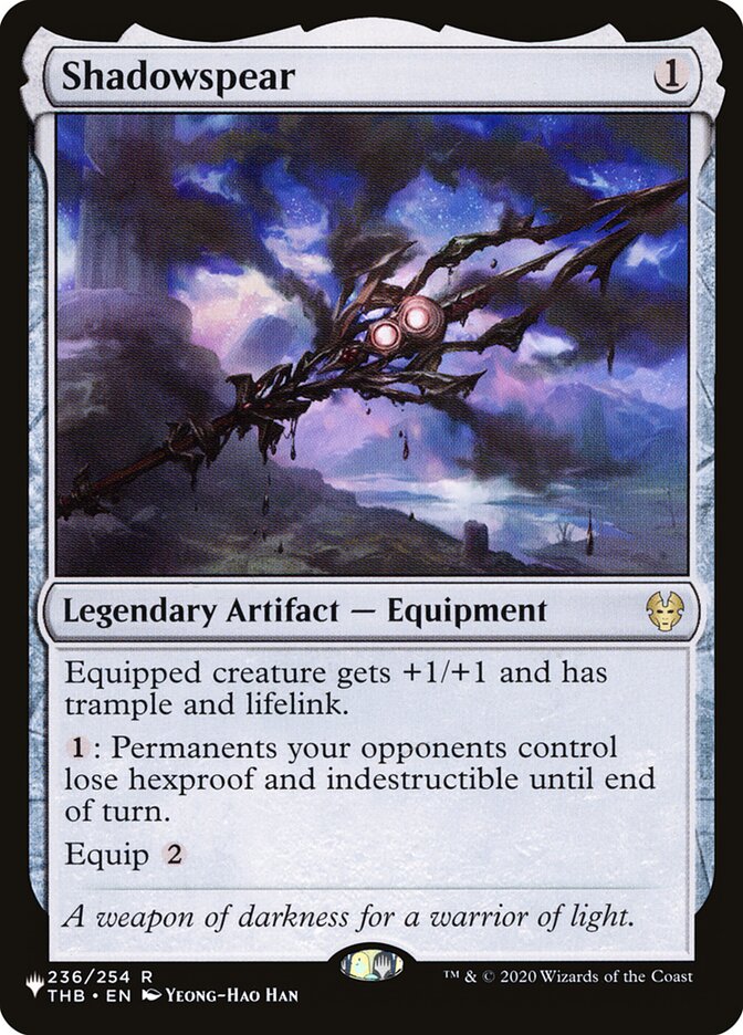 Shadowspear [Secret Lair: Heads I Win, Tails You Lose] Magic: The Gathering