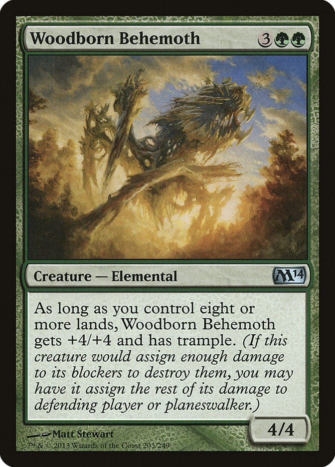 Woodborn Behemoth [Magic 2014] Magic: The Gathering