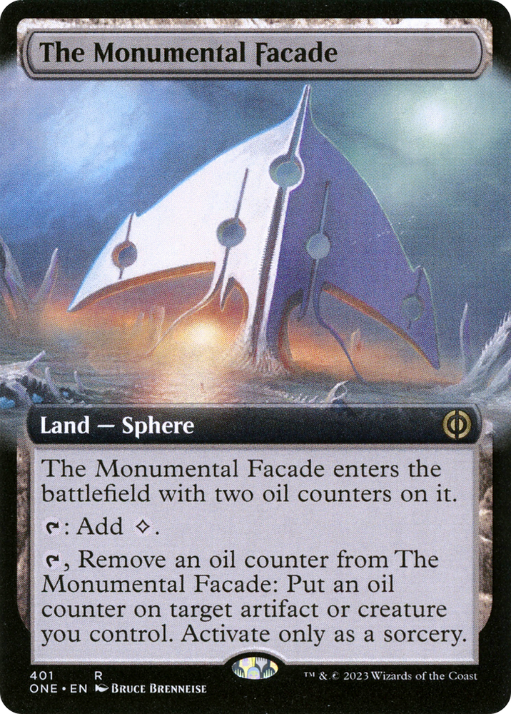 The Monumental Facade (Extended Art) [Phyrexia: All Will Be One] Magic: The Gathering