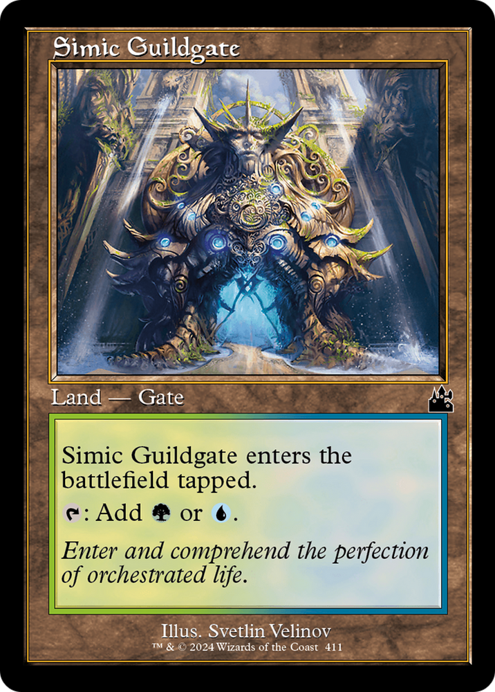 Simic Guildgate (Retro Frame) [Ravnica Remastered] Magic: The Gathering