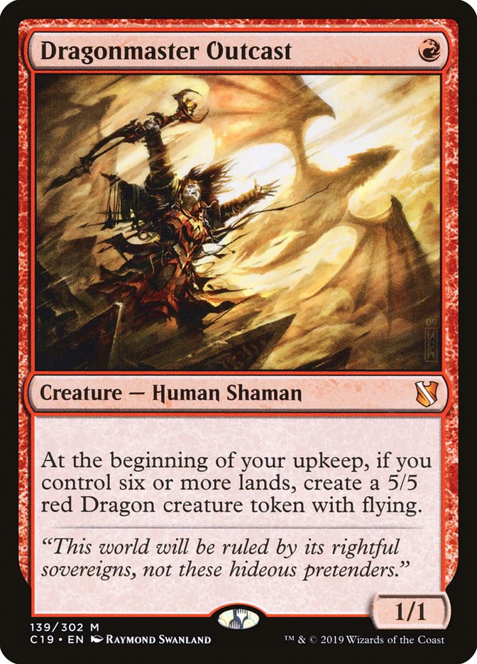 Dragonmaster Outcast [Commander 2019] Magic: The Gathering