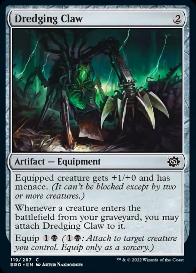 Dredging Claw [The Brothers' War] Magic: The Gathering