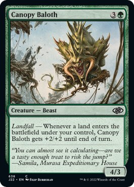 Canopy Baloth [Jumpstart 2022] Magic: The Gathering