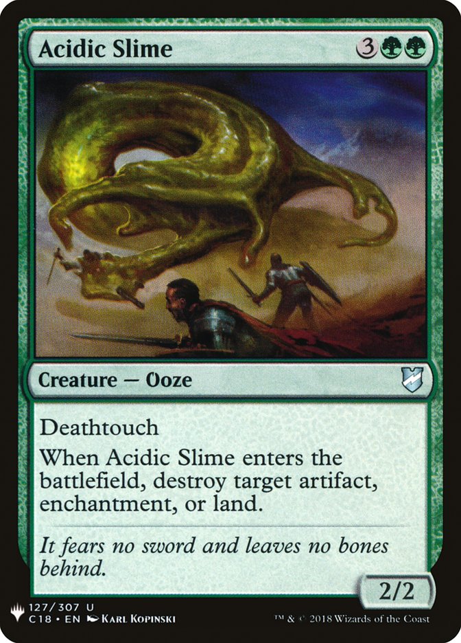 Acidic Slime [Mystery Booster] Magic: The Gathering
