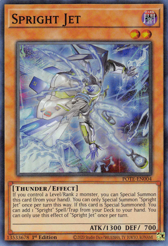 Spright Jet [POTE-EN004] Super Rare - Yugioh Cards For Your TCG Needs!