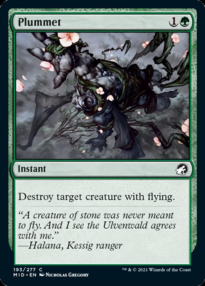 Plummet [Innistrad: Midnight Hunt] Magic: The Gathering