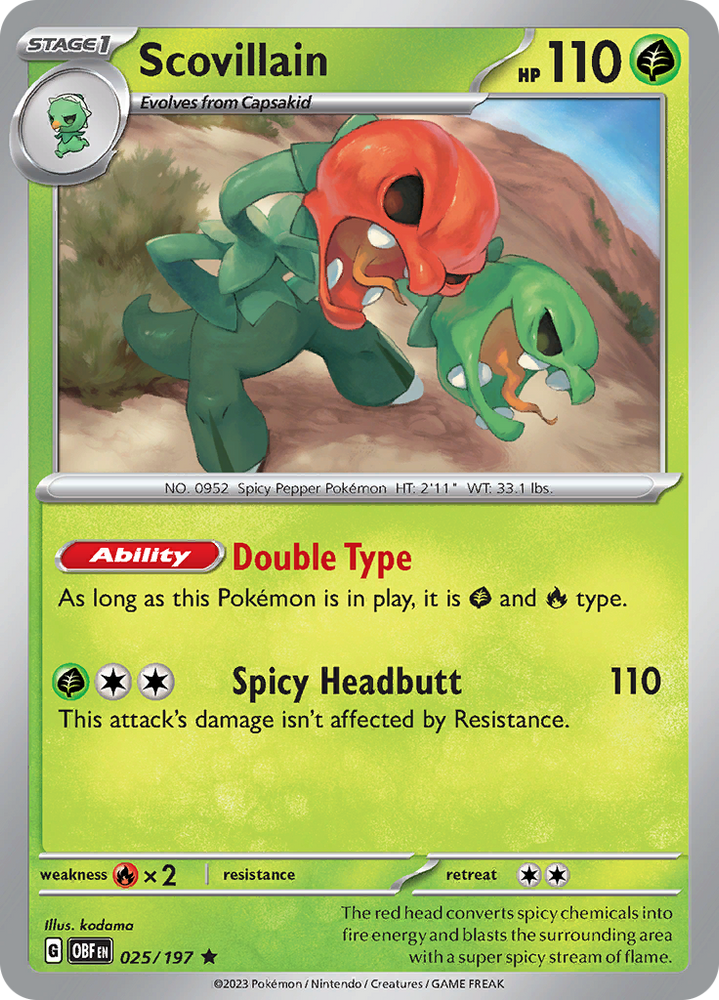 Scovillain (025/197) [Scarlet & Violet: Obsidian Flames] Pokémon