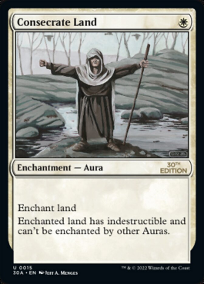 Consecrate Land [30th Anniversary Edition] Magic: The Gathering