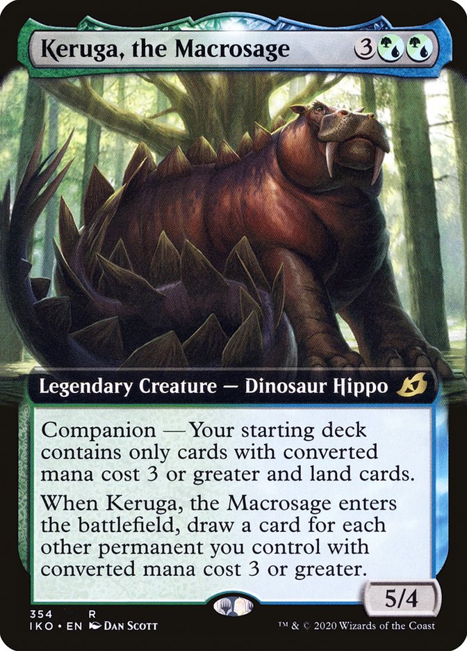 Keruga, the Macrosage (Extended Art) [Ikoria: Lair of Behemoths] Magic: The Gathering