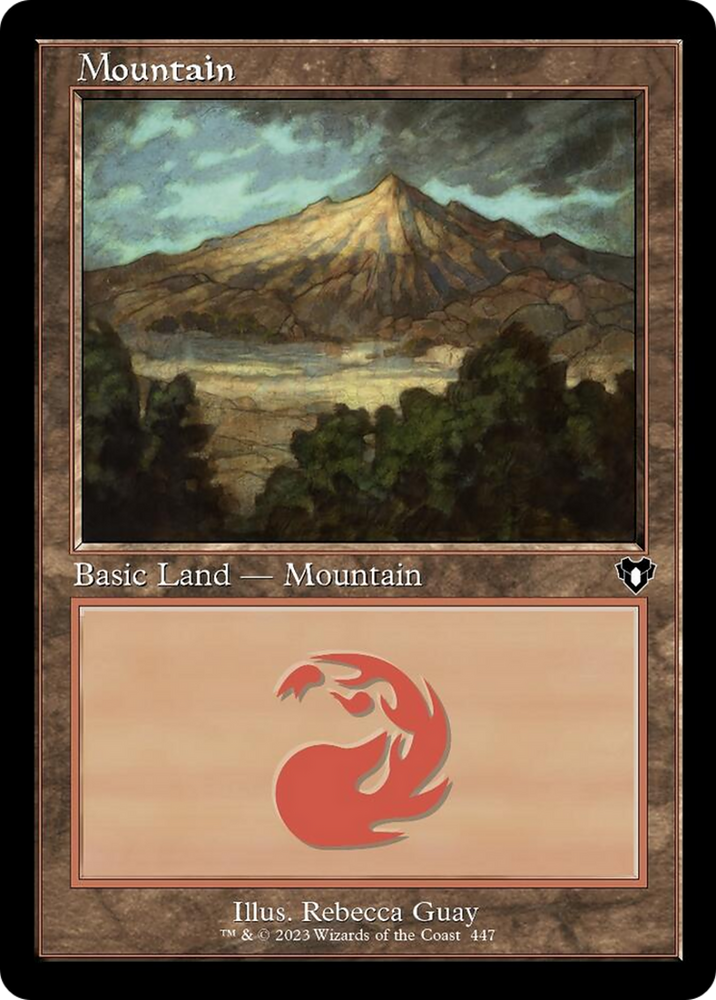 Mountain (447) (Retro) [Commander Masters] Magic: The Gathering