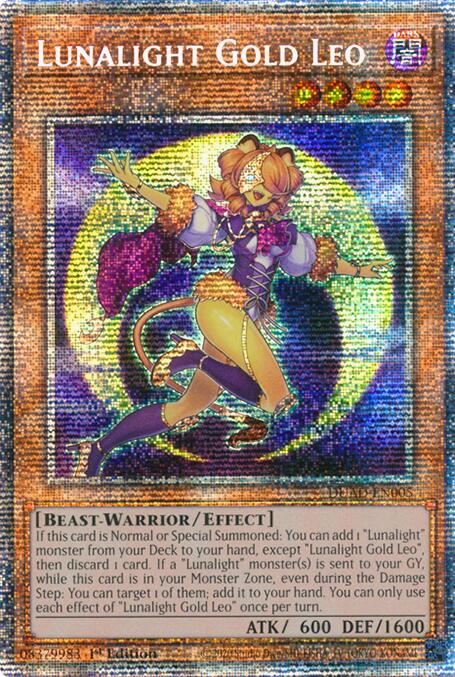 Lunalight Gold Leo (Starlight Rare) [DUAD-EN005] Starlight Rare Yu-Gi-Oh!