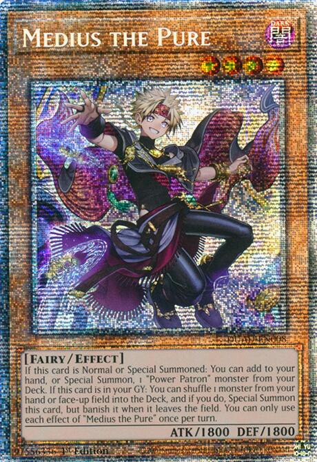 Medius the Pure (Starlight Rare) [DUAD-EN008] Starlight Rare Yu-Gi-Oh!