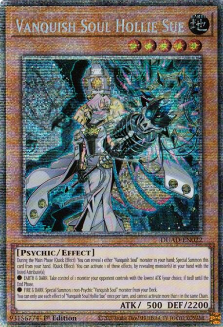 Vanquish Soul Hollie Sue (Starlight Rare) [DUAD-EN022] Starlight Rare Yu-Gi-Oh!