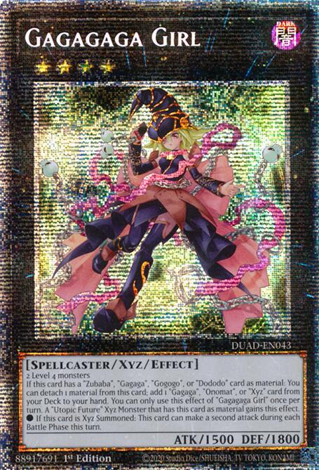 Gagagaga Girl (Starlight Rare) [DUAD-EN043] Starlight Rare Yu-Gi-Oh!