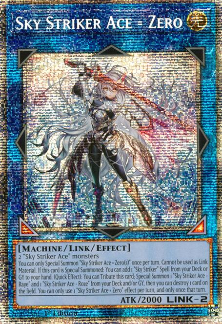 Sky Striker Ace = Zero (Starlight Rare) [DUAD-EN049] Starlight Rare Yu-Gi-Oh!