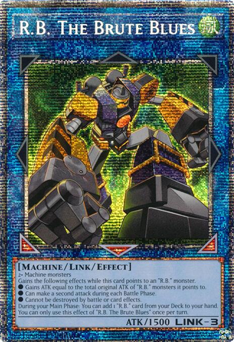 R.B. The Brute Blues (Starlight Rare) [DUAD-EN094] Starlight Rare Yu-Gi-Oh!