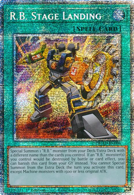 R.B. Stage Landing (Starlight Rare) [DUAD-EN096] Starlight Rare Yu-Gi-Oh!