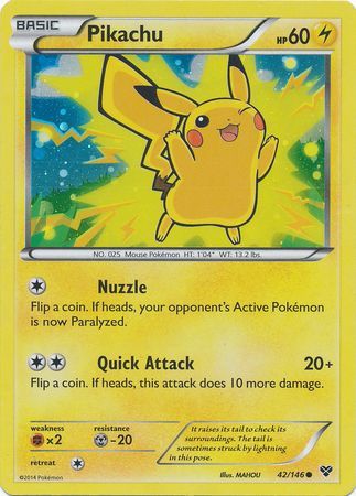 Pikachu (42/146) (2014 Movie Promo) [Miscellaneous Cards] Pokémon