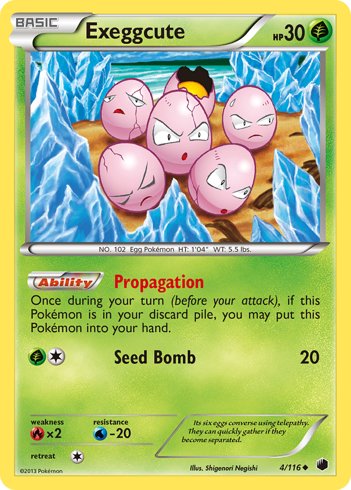 Exeggcute (4/116) [Black & White: Plasma Freeze] Pokémon