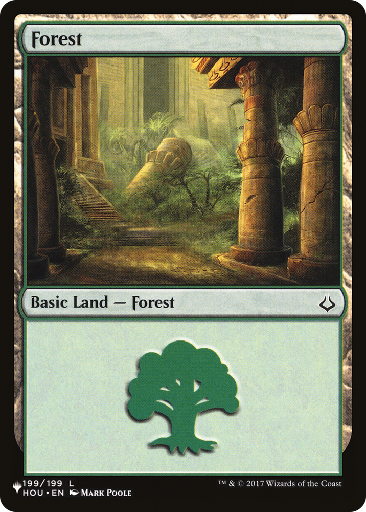 Forest (199) [Secret Lair: From Cute to Brute] Magic: The Gathering