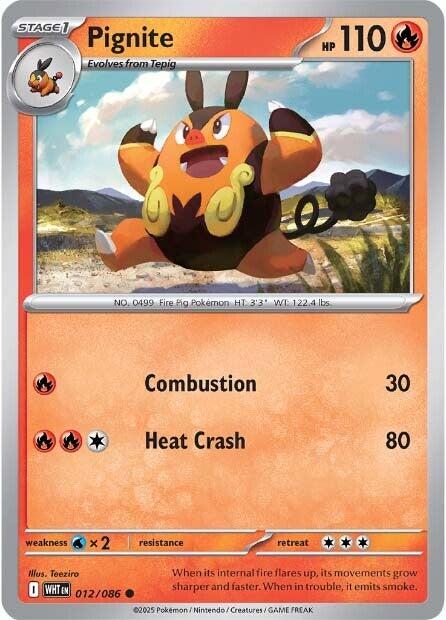 Pignite (012/086) [Scarlet & Violet: White Flare] Pokémon