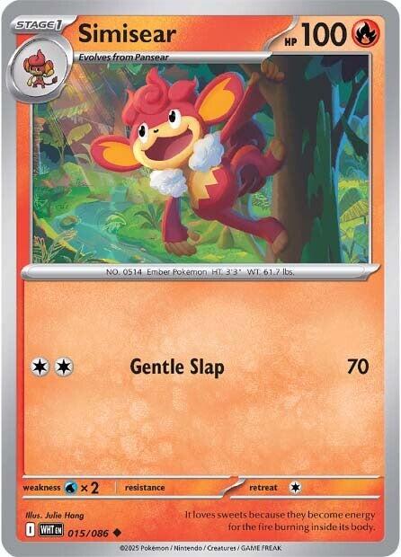Simisear (015/086) [Scarlet & Violet: White Flare] Pokémon