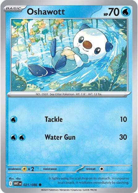 Oshawott (021/086) [Scarlet & Violet: White Flare] - Pokemon Cards For Your TCG Needs!
