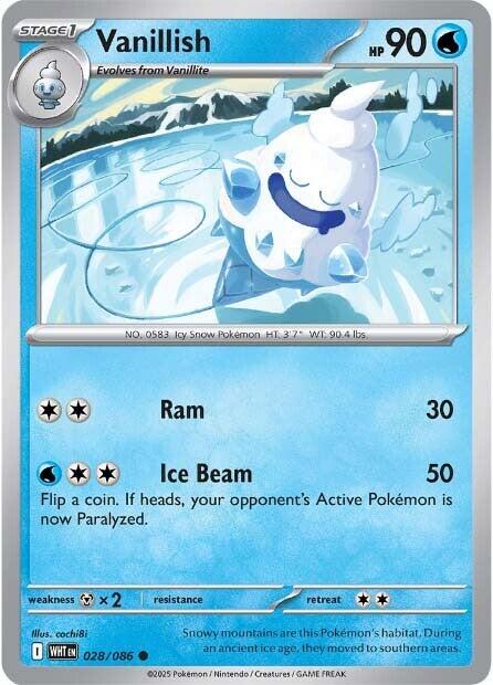 Vanillish (028/086) [Scarlet & Violet: White Flare] Pokémon