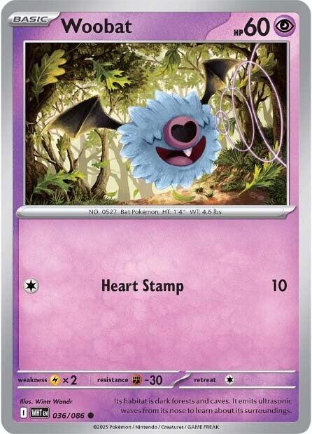 Woobat (036/086) [Scarlet & Violet: White Flare] Pokémon