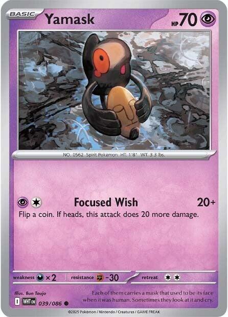 Yamask (039/086) [Scarlet & Violet: White Flare] Pokémon