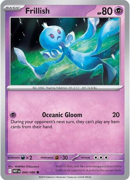 Frillish (044/086) [Scarlet & Violet: White Flare] - Pokemon Cards For Your TCG Needs!