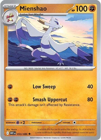 Mienshao (053/086) [Scarlet & Violet: White Flare] - Pokemon Cards For Your TCG Needs!