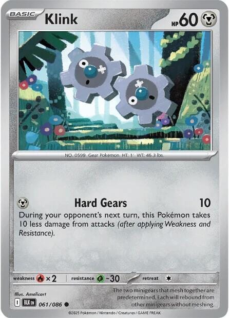 Klink (061/086) [Scarlet & Violet: Black Bolt] - Pokemon Cards For Your TCG Needs!
