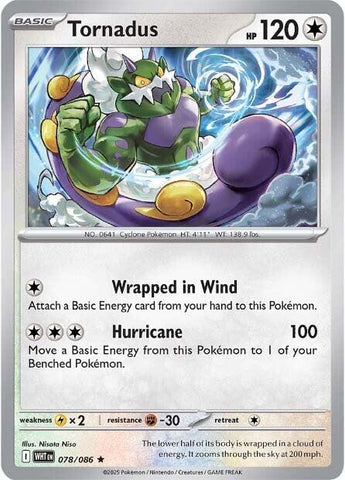 Tornadus (078/086) [Scarlet & Violet: White Flare] - Pokemon Cards For Your TCG Needs!