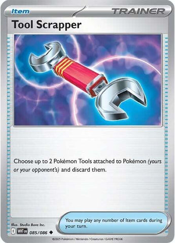 Tool Scrapper (085/086) [Scarlet & Violet: White Flare] - Pokemon Cards For Your TCG Needs! Pokémon