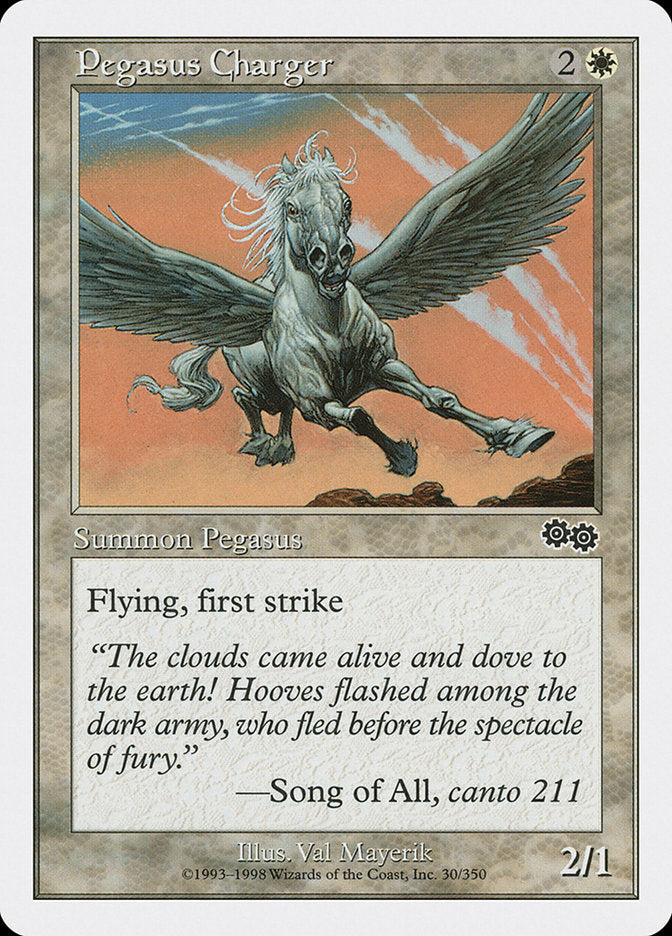 Pegasus Charger [Anthologies] Magic: The Gathering