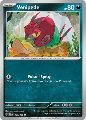 Venipede (054/086) [Scarlet & Violet: Black Bolt] Pokémon