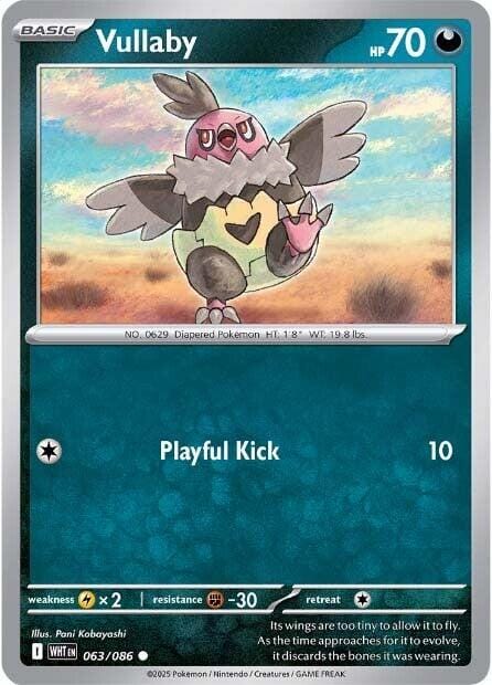 Vullaby (063/086) [Scarlet & Violet: White Flare] - Pokemon Cards For Your TCG Needs!