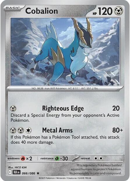 Cobalion (066/086) [Scarlet & Violet: Black Bolt] Pokémon