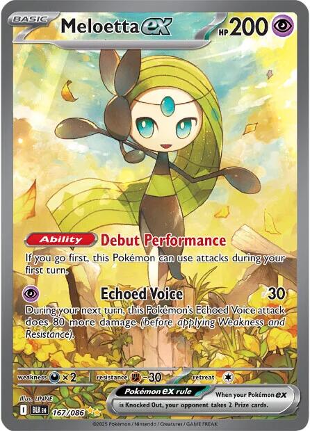 Meloetta ex (167/086) [Scarlet & Violet: Black Bolt] Pokémon