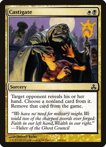 Castigate [Guildpact] Magic: The Gathering