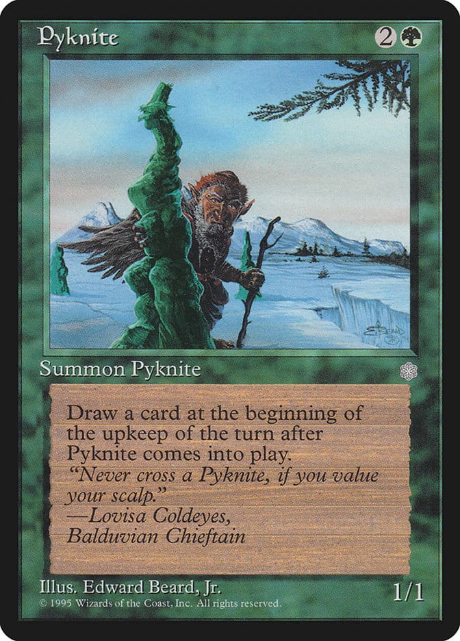 Pyknite [Ice Age] Magic: The Gathering